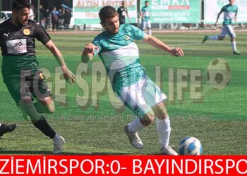 GAZİEMİRSPOR VE BAYINDIRSPOR YENİŞEMEDİ