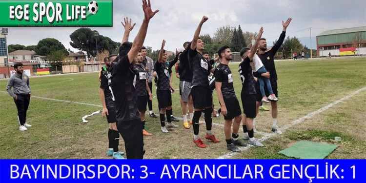 LİDER BAYINDIRSPOR DOLU DİZGİN YOLUNA DEVAM ETTİ