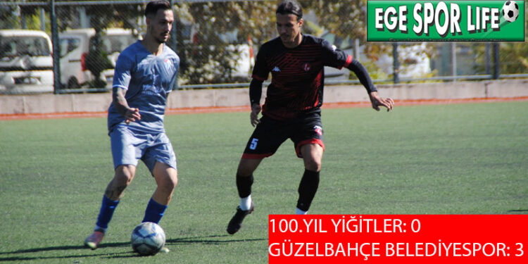 GÜZELBAHÇE BELEDİYESPOR, ZİRVE YARIŞINI BIRAKMIYOR
