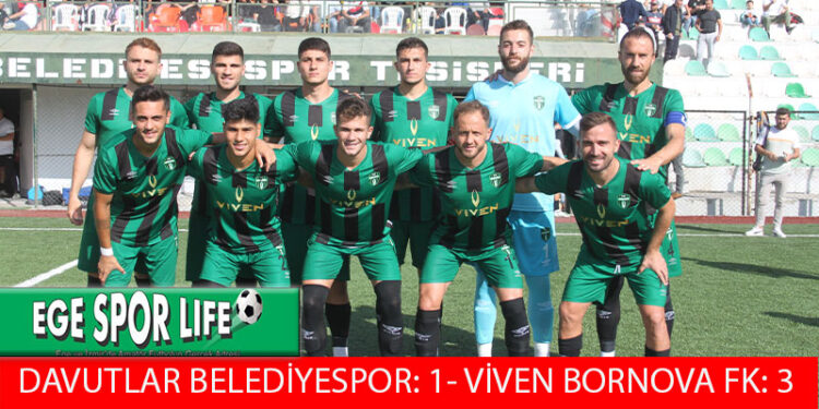 VİVEN BORNOVA FK, DAVUTLAR’DAN LİDER DÖNDÜ