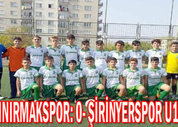 ALTINIRMAKSPOR: 0- ŞİRİNYERSPOR U16: 1