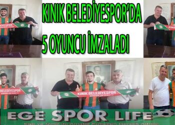 KINIK BELEDİYESPOR’DA 5 İMZA