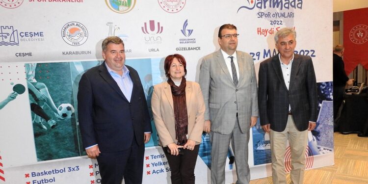 YARIMADA SPOR OYUNLARI’NIN TANITIMI ÇEŞME’DE YAPILDI
