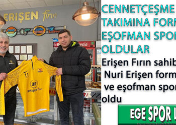CENNETÇEŞME 1990 TAKIMINA FORMA VE EŞOFMAN SPONSORU OLDULAR