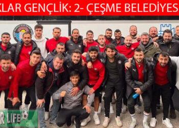 ÇEŞME BELEDİYESPOR’DAN FARKLI GALİBİYET