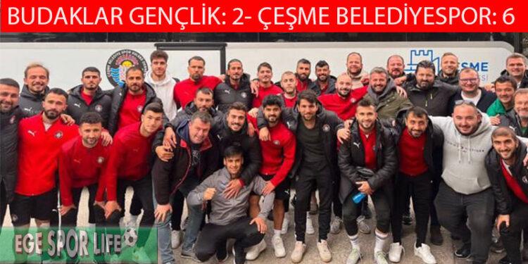 ÇEŞME BELEDİYESPOR’DAN FARKLI GALİBİYET