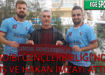 ÇAMDİBİ GENÇLERBİRLİĞİ’NDE BARIŞ VE HAKAN İMZAYI ATTILAR