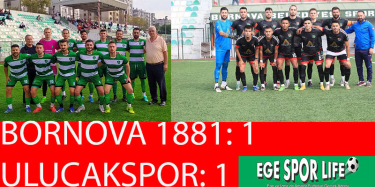 BORNOVA 1881, SON DAKİKADA 1 PUANI KOPARDI