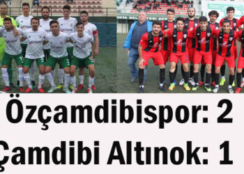 Özçamdibispor: 2- Çamdibi Altınok: 1