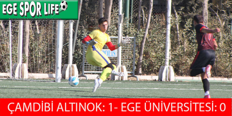 ÇAMDİBİ ALTINOK, ZORLU MAÇI TEK GOLLE KAZANDI