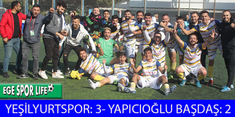 YEŞİLYURTSPOR, YAPICIOĞLU BAŞDAŞ ENGELİNİ AŞMASINI BİLDİ