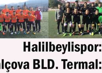 Halilbeylispor: 2- Balçova BLD. Termal: 2