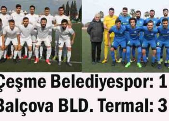 Çeşme Belediyespor: 1- Balçova BLD. Termal: 3