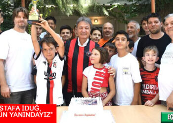 ÇAMDİBİ ALTINOK’A PASTALI KUTLAMA