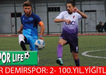 İZMİR DEMİRSPOR KAZANMASINI BİLDİ
