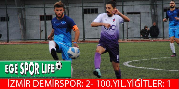 İZMİR DEMİRSPOR KAZANMASINI BİLDİ
