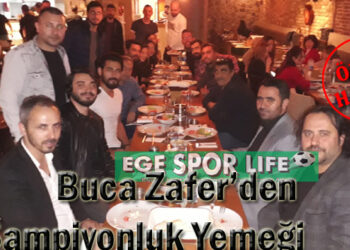 Buca Zafer’den Şampiyonluk Yemeği