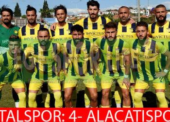 ALAÇATISPOR, DEPLASMANDA PUAN KAYBI YAŞADI