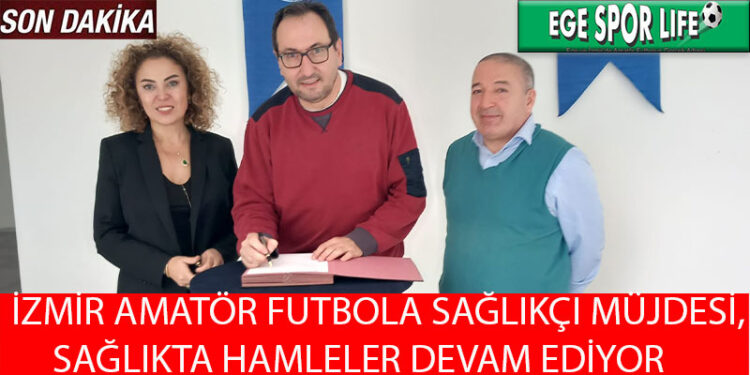İZMİR AMATÖR FUTBOLU SAĞLIK KONUSUNDA ÖRNEK OLMAYA DEVAM EDİYOR