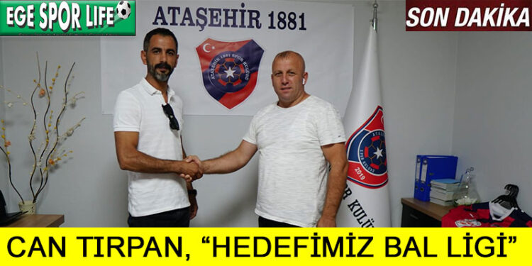 ATAŞEHİR’DE İLK İMZA, CAN TIRPAN’DAN GELDİ