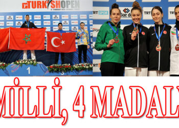 5 MİLLİ, 4 MADALYA