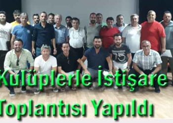 Kulüplerle İstişare Toplantısı Yapıldı