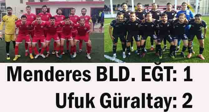 Menderes BLD. EĞT: 1- Ufuk Güraltay: 2