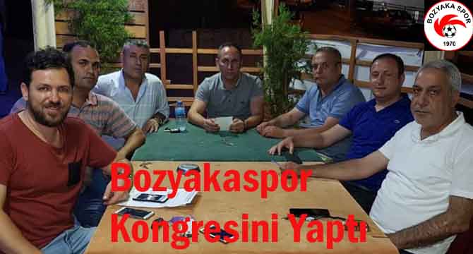Bozyakaspor Kongresini Yaptı