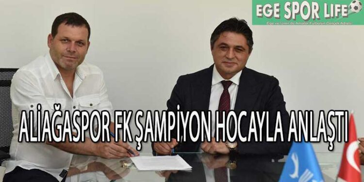 ALİAĞASPOR FK’DA TEKNİK DİREKTÖR HAKAN ŞAPÇI OLDU