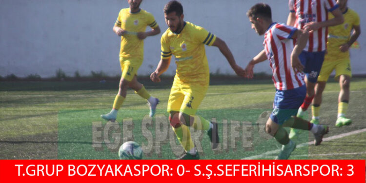 SEFERİHİSAR, BOZYAKA’DAN İSTEDİĞİ 3 PUANI 3 GOLLE ALDI