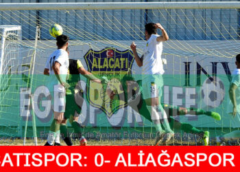 ALAÇATISPOR, ALİAĞASPOR FK’YA TEK GOLLE MAĞLUP OLDU