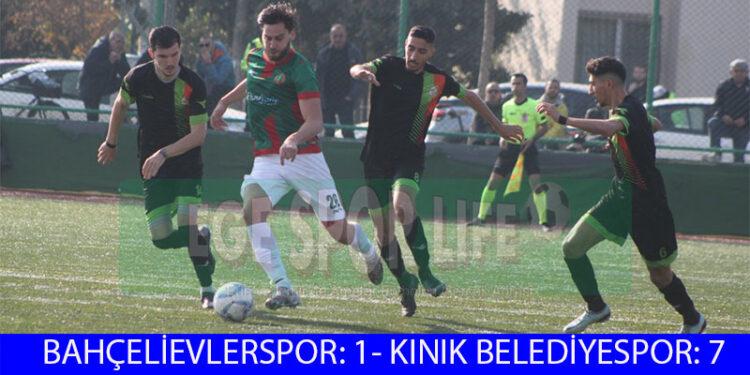KINIK BELEDİYESPOR, 3 PUANI 7 GOLLE ALDI