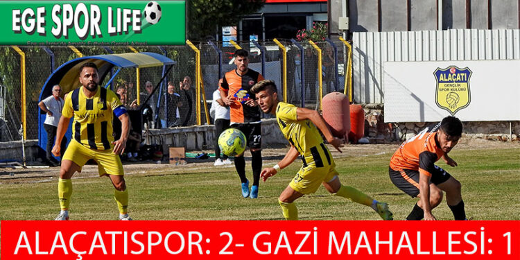 ALAÇATISPOR, LİDERLİK KOLTUĞUNU KAPTI
