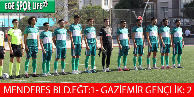 GAZİEMİR, MENDERES’TEN 3 PUANLA DÖNDÜ