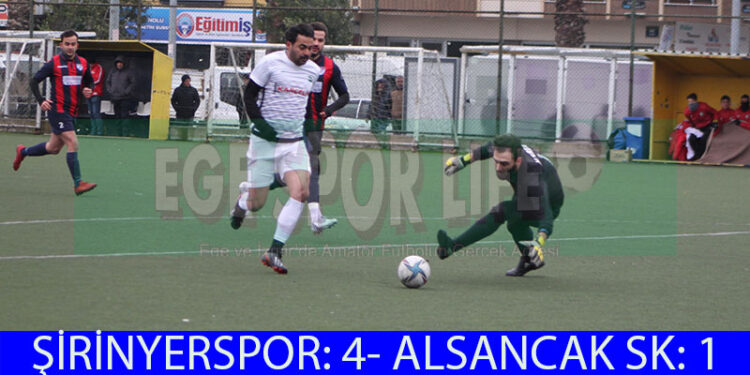 ŞİRİNYERSPOR, ALSANCAK’TAN İSTEDİĞİNİ 4 GOLLE ALDI
