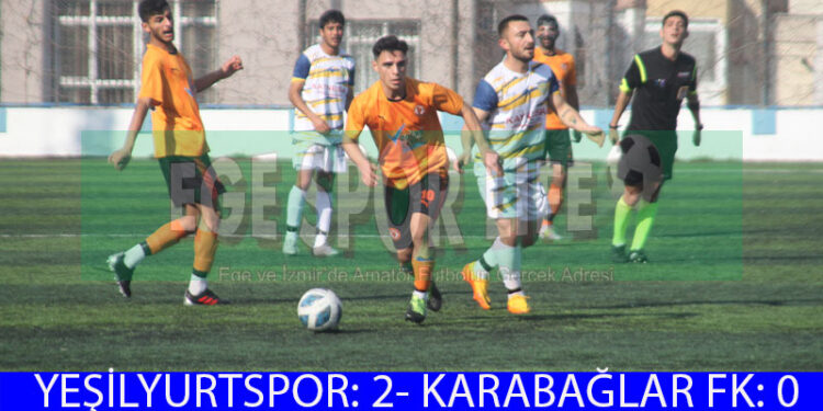 YEŞİLYURTSPOR, KARABAĞLAR FK ENGELİNİ AŞMASINI BİLDİ
