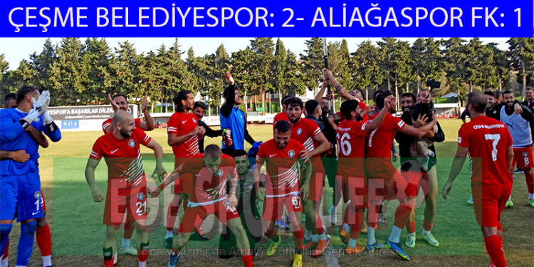 ÇEŞME BELEDİYESPOR, ALİAĞASPOR FK’YI AFFETMEDİ
