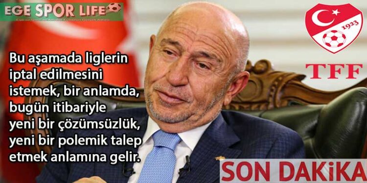 TFF’DEN AÇIKLAMA