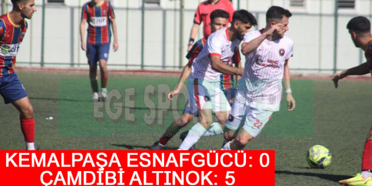 ÇAMDİBİ ALTINOK 3 PUANI 5 GOLLE ALDI