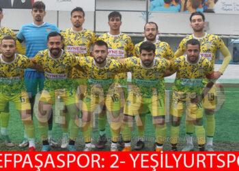 YEŞİLYURTSPOR, EŞREFPAŞASPOR ENGELİNİ AŞMASINI BİLDİ