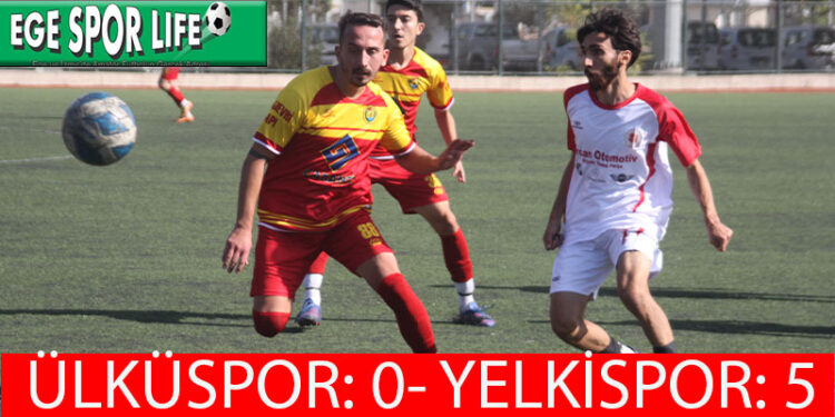 YELKİSPOR, ÜLKÜSPOR ENGELİNİ 5 GOLLE AŞTI