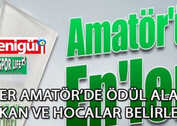 SÜPER AMATÖR’DE ÖDÜL ALACAK BAŞKAN VE HOCALAR BELİRLENDİ