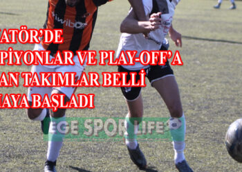 1.AMATÖR’DE ŞAMPİYONLAR VE PLAY-OFF’A KALAN TAKIMLAR BELLİ OLMAYA BAŞLADI
