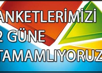 1.AMATÖR ANKETLERİMİZİ 2 GÜNE TAMAMLIYORUZ