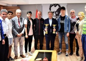 ŞAMPİYONLUK KUPASINI BAŞKAN İDUĞ’A GETİRDİLER
