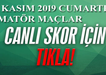 İZMİR AMATÖR’DE GÜNÜN CANLI SKORLARI