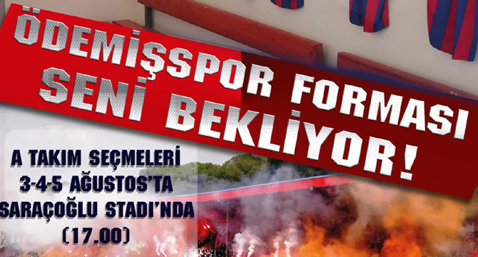 ÖDEMİŞSPOR FORMASI SENİ BEKLİYOR