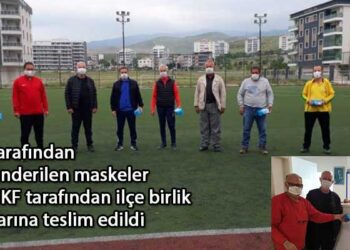 İZMİR ASKF, BİRLİK BAŞKANLARINA MASKELERİ TESLİM ETTİ
