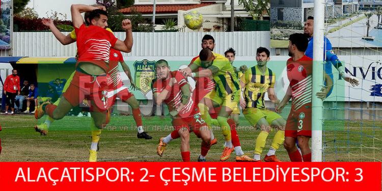 BAL’DA YARIMADA DERBİSİ ÇEŞME BELEDİYESPOR’UN OLDU