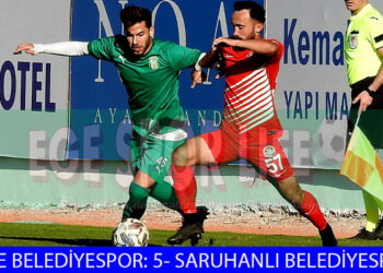 ÇEŞME BELEDİYESPOR, SARUHANLI’YI DA ELİ BOŞ GÖNDERDİ